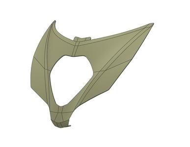 Ducati Streetfighter 1098/848 Headlight Mask (Light Hole (A) Version)
