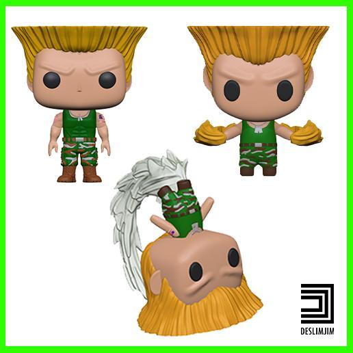 BUNDLE KIT 3x GUILE STREET FIGHTER FUNKO POP TOYART