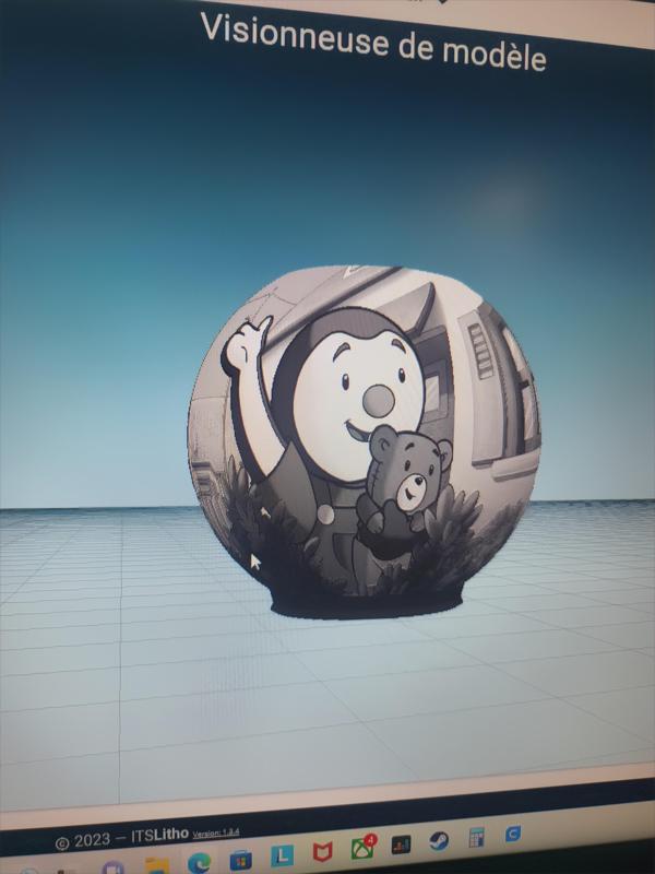 lithophanie tchoupi et doudou