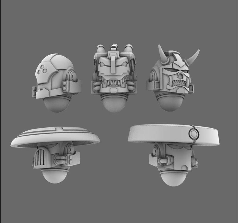 Rising Death Clan V10 Veteran Helmet Set