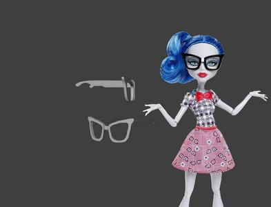 Geek Shriek Ghoulia glasses replacements