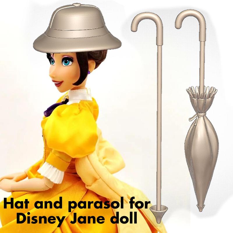 Jane Porter Tarzan LE doll accesories Hat Umbrella