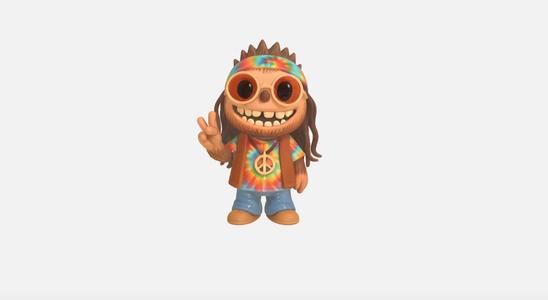 LABUBU DOLL HIPPIE