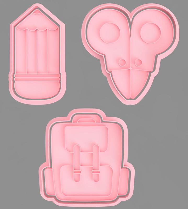 TEACHER'S DAY CUTTERS FOR COOKIE AND FONDANT