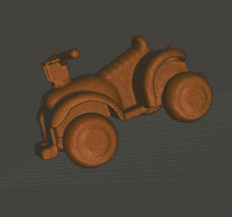 Children's quad bike toy