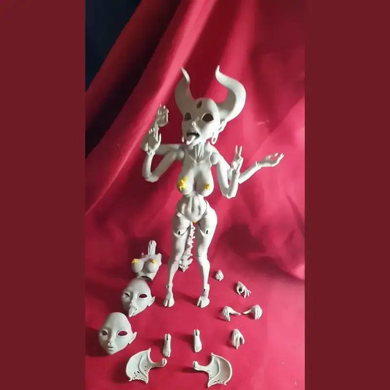 BJD Elegant succubus demon - complete body set