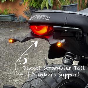 Blinkers support aluminium for Ducati Scrambler Nightshift 800