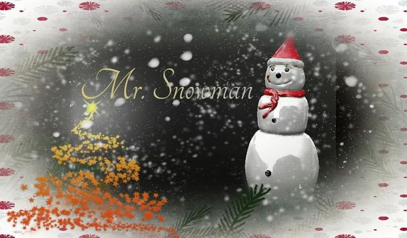 Mr. Snowman Christmas Decoration