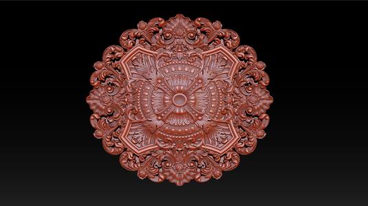 Decorative Ceiling Center - for CNC router