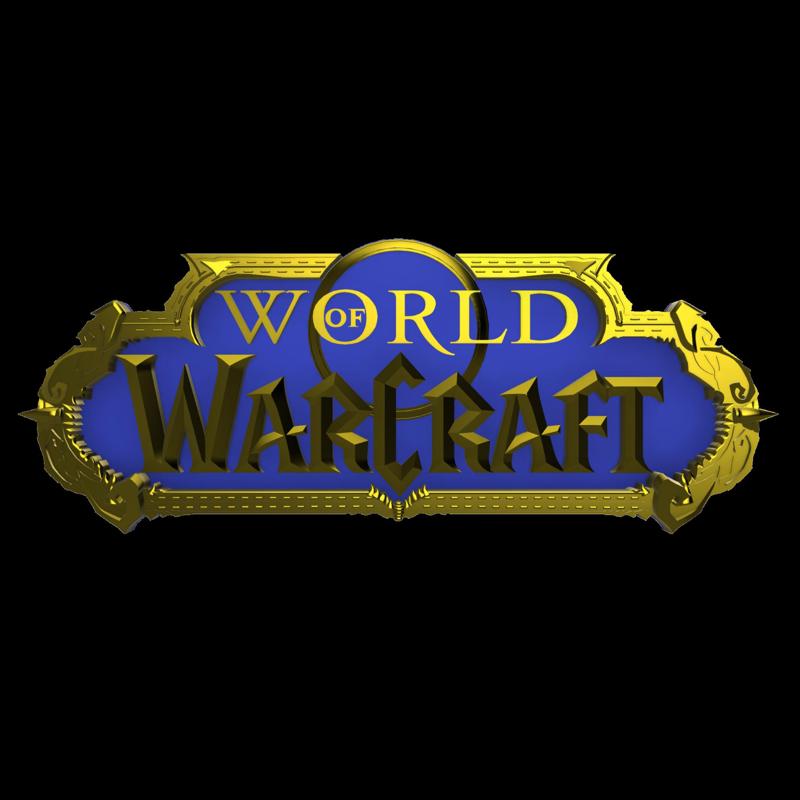 3D MULTICOLOR LOGO/SIGN - World of Warcraft