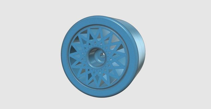 Tri Quad Shredder. 1-18 rc drift wheels