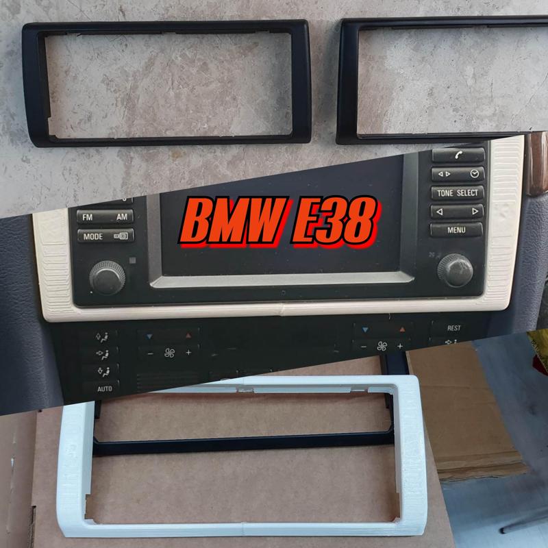 BMW E38 7 On-board Monitor Widescreen Frame Replica