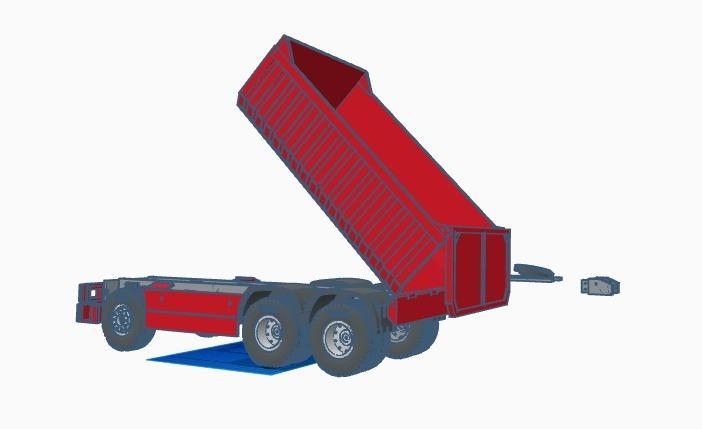 FIXED tailgate for dumper truck