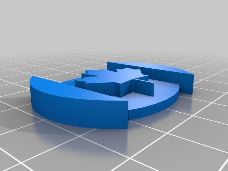 Canadian Flag key chain 38x28x5mm