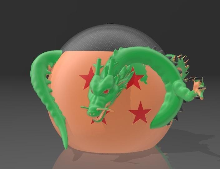 Suporte Alexa Echo Dot 4a e 5a Geração Esfera do Dragão Dragão Ball