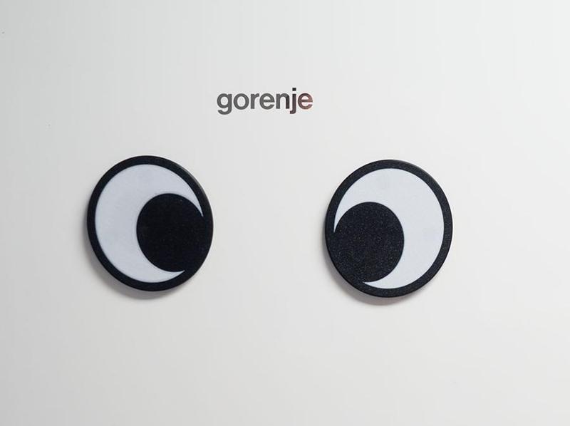Funny Googly Eyes Fridge Magnet