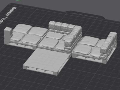 OpenForge 2x2 Low Walls with Openlock Triplex