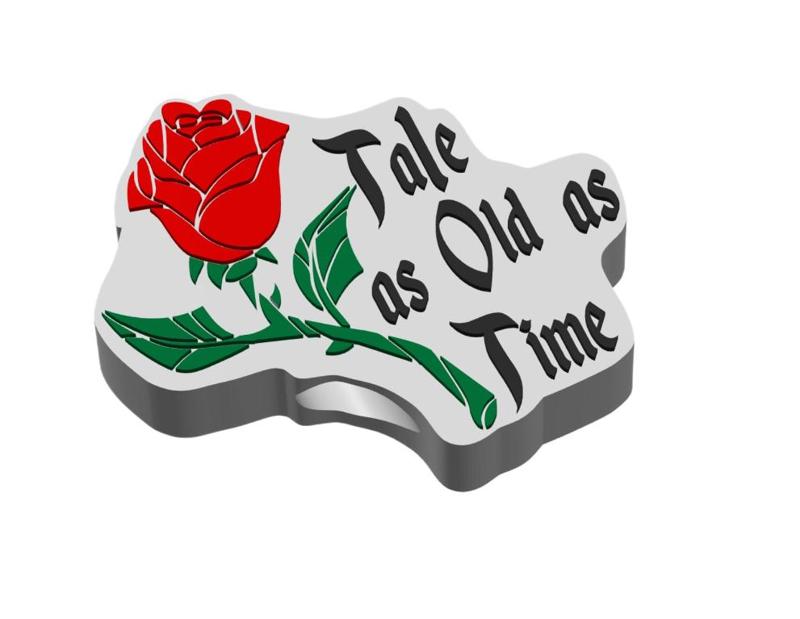 A Tale As Old As Time Straw Topper 2 sizes 3MF File included