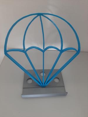 Parachute phone holder