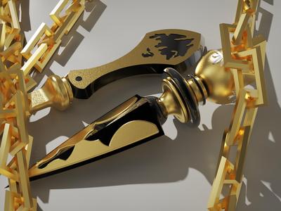 Fate - Gilgamesh - Chains of Heaven (1:1 Single Plate Printing, Supports Color Separation)