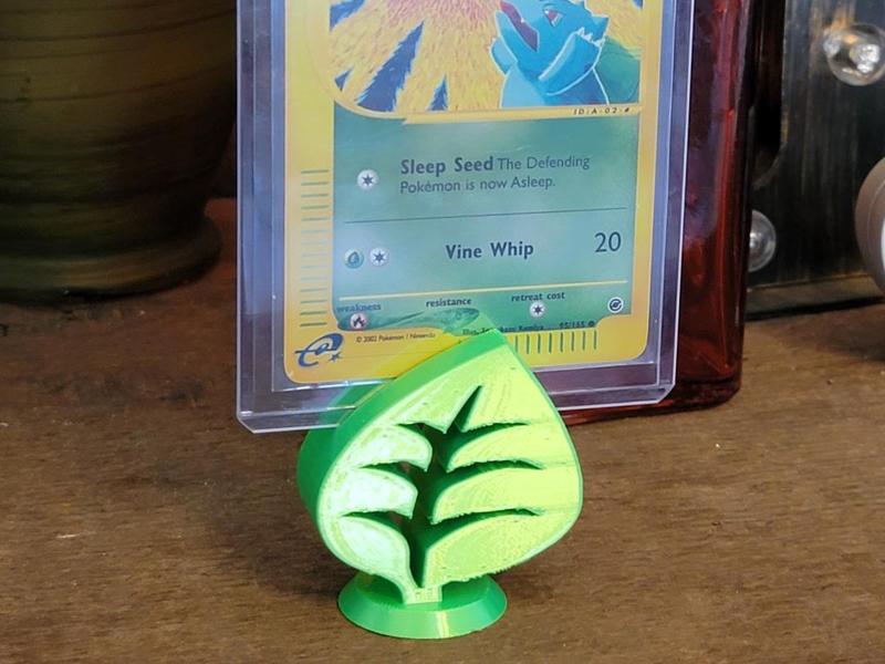 Grass Energy - Pokemon Card Toploader Display