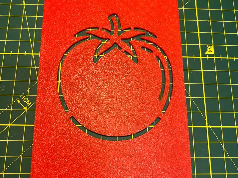 Montessori tomato coloring page