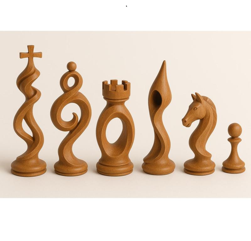 Fluid Royalty: The Organic Chess Set