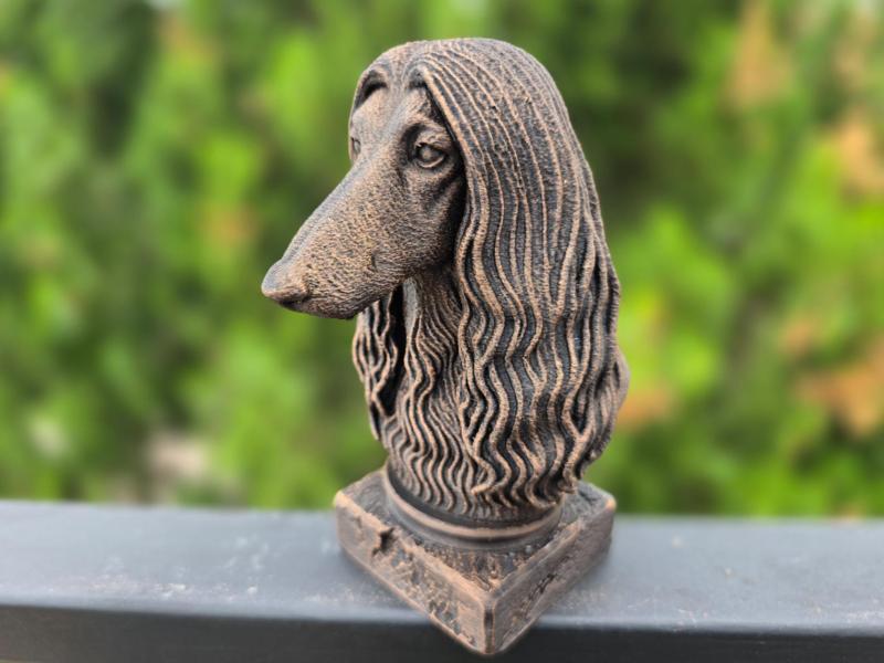 AFGHAN HOUND BUST