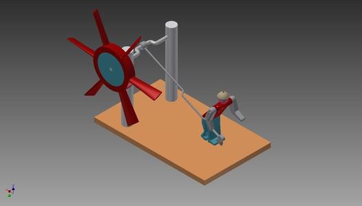 windmill wood chopper