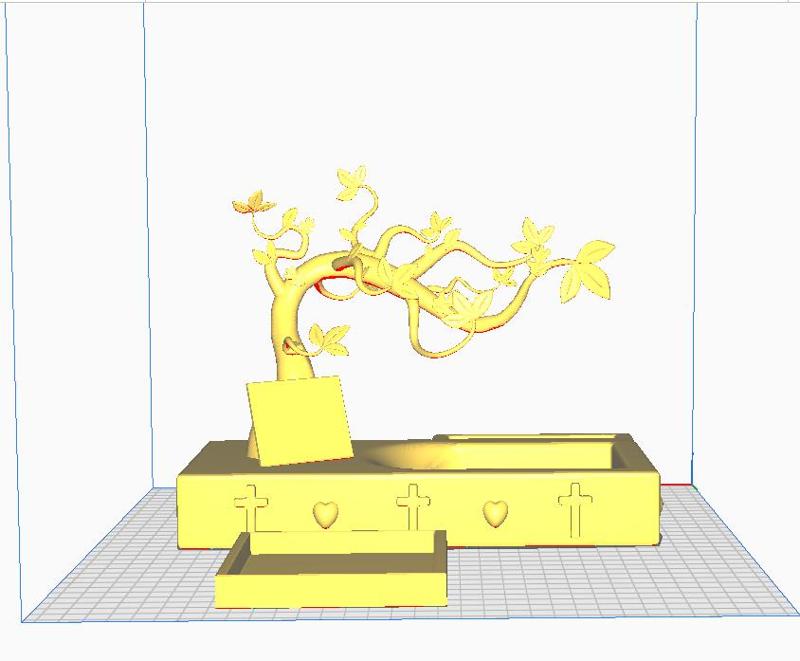 Tree with Crosses Jewelry Holder