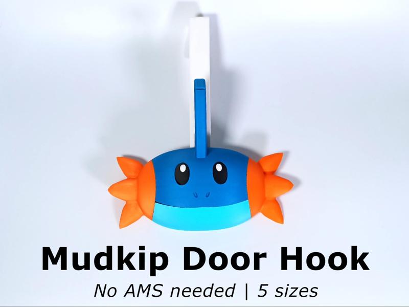 Mudkip Door Hook | Pokémon themed hanger | BETA
