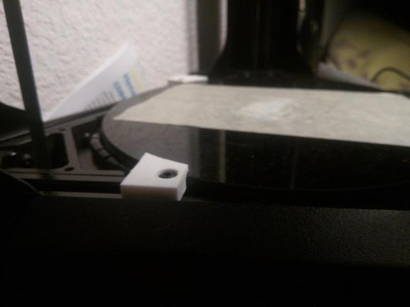 Mount for glass kossel mini