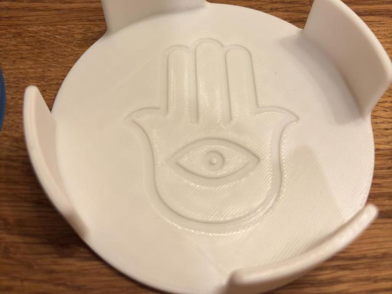 Hamsa Coaster Holder