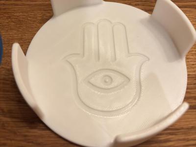 Hamsa Coaster Holder