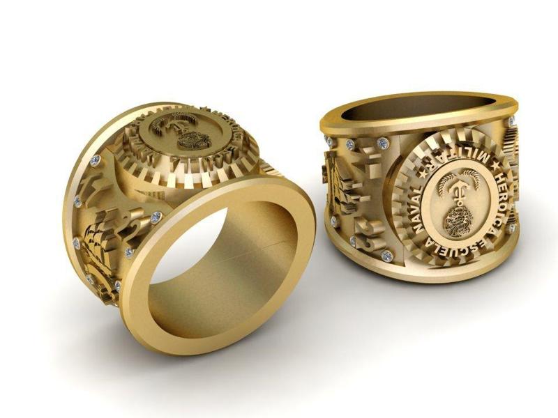 MilitaryRingDesign PENDANT 3D Printable model