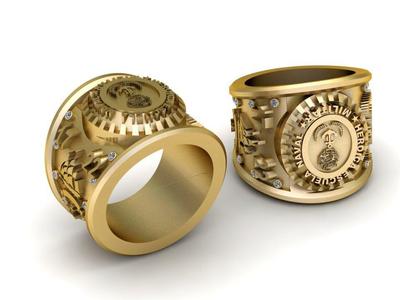 MilitaryRingDesign PENDANT 3D Printable model