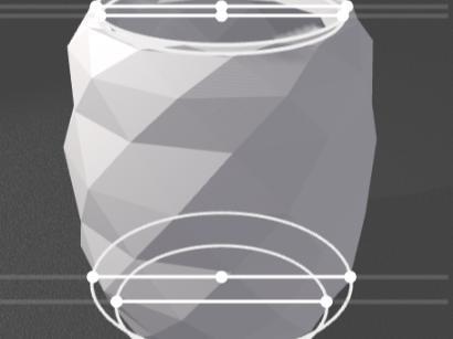 Low Poly Polygon Vase