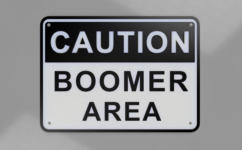 Boomer Area Sign