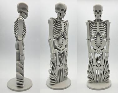 Gothic Skeleton Statue