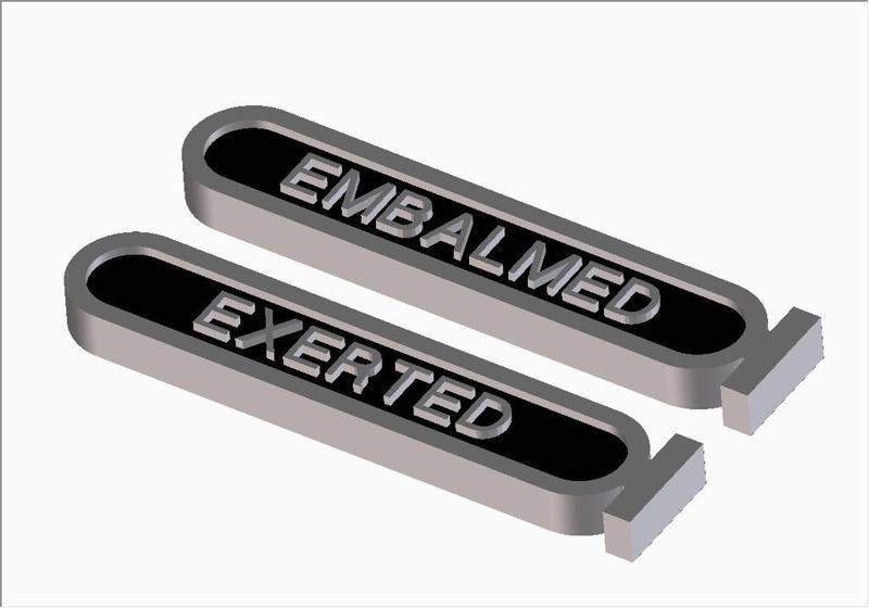 MTG Amonkhet Token - Embalmed \ Exerted Single