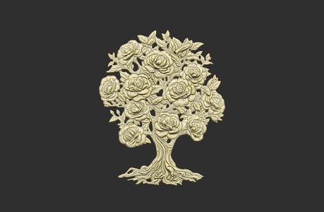 rose tree life old immortal royal culture idea floral
