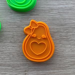 KAWAII AVOCADO CUTTER & STAMP