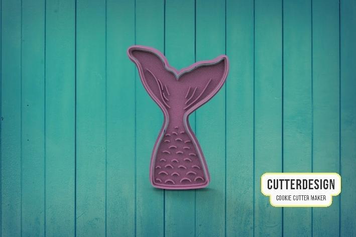 Mermaid Tail Mermaid Tail Cookie Cutter M3