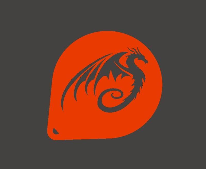 Flying Dragon Stencil 150 mm model 10