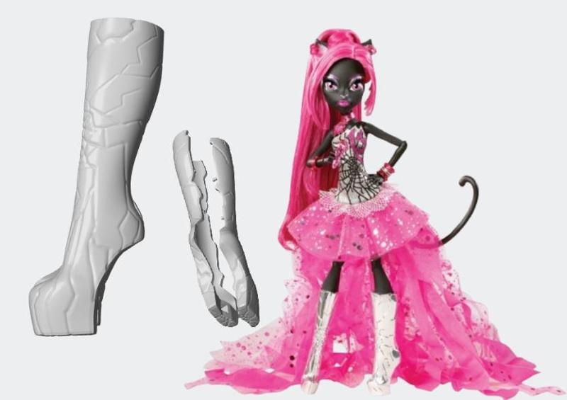Catty Noir, Shoes, Monster High.
