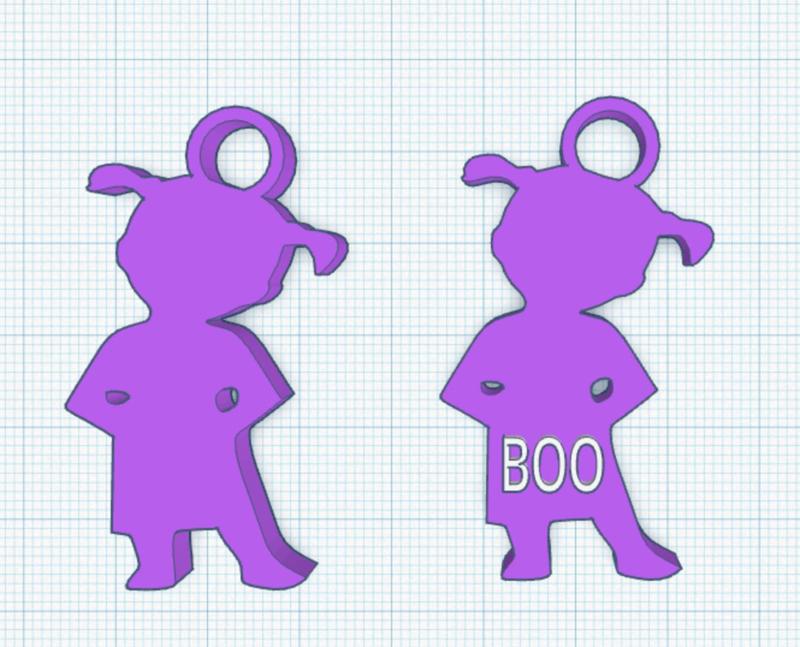 Boo Monster's Inc Keychains