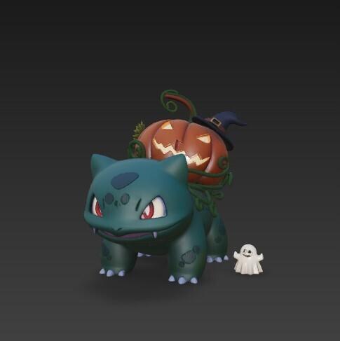 pokemon bulbizarre (haloween)