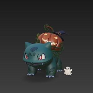 pokemon bulbizarre (haloween)