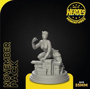 The Feline HoH November Pack presupported included