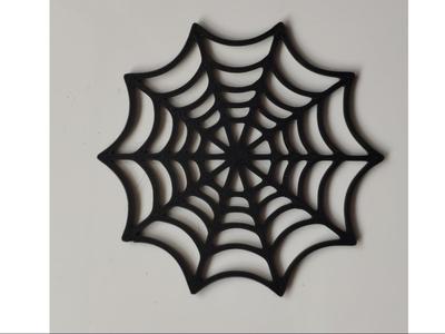 Halloween decoration - spider web sticker